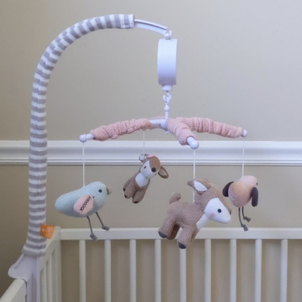 Lolli Living Deer Animals Crib Infant Baby Mobile